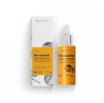 Alkemie No4 Skin Superfood Superfruit Oil Infusion Elixir multiwitaminowy olejek nawilżający (30 ml)