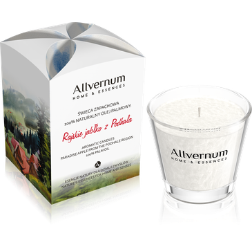 Allvernum Home & Essences świeca zapachowa Rajskie Jabłko z Podhala170 g