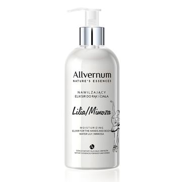 Allvernum Nature's Essences eliksir do rąk i ciała do skóry bardzo suchej lilia i mimoza 300 ml