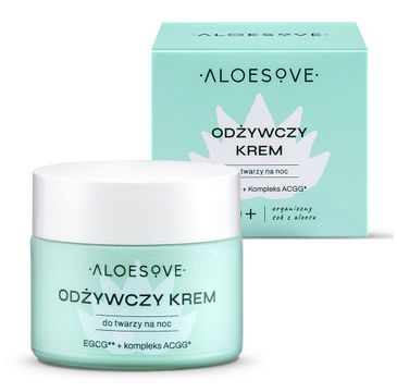 ALOESOVE BIO+ odżywczy krem do twarzy na noc 50ml