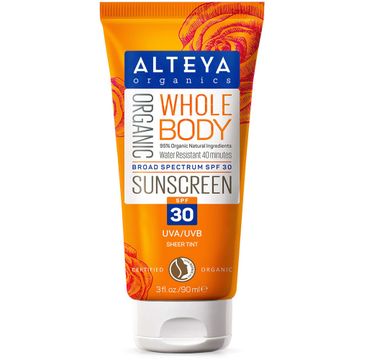 Alteya Whole Body Organic Sunscreen organiczny krem do opalania SPF30 90ml