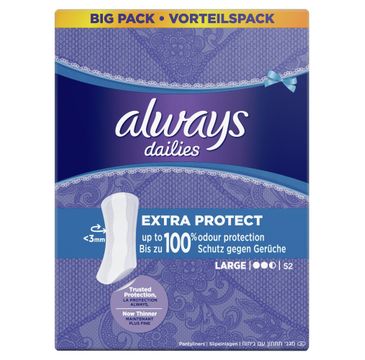Always Dailies Extra Protect Large Wkładki higieniczne (1op.- 52 szt.)