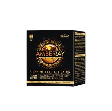 Amberray krem do twarzy rozjaśniająco-stymulujący na noc 50 ml