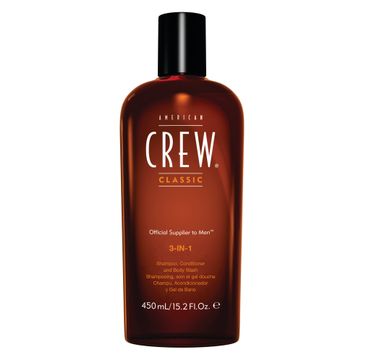 American Crew 3in1 Shampoo Conditioner And Body Wash szampon odżywka i żel do kąpieli 250ml