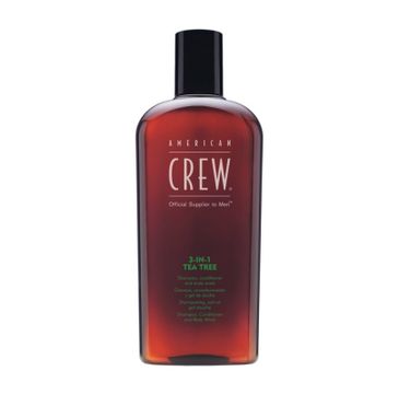 American Crew 3in1 Tea Tree Shampoo Conditioner And Body Wash szampon, odżywka i żel do kąpieli Drzewo Herbaciane 450ml