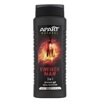 Apart Natural For Men żel pod prysznic dla mężczyzn Energy Man (500 ml)