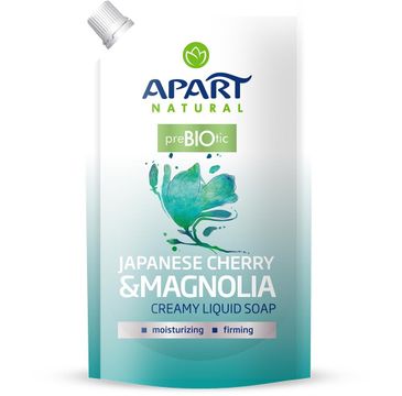 Apart Natural Prebiotic Refill kremowe mydło w płynie Japanese Cherry & Magnolia (400 ml)