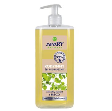 Apart Natural Rodzinny żel pod prysznic z naturalnym ekstraktem z brzozy 750ml