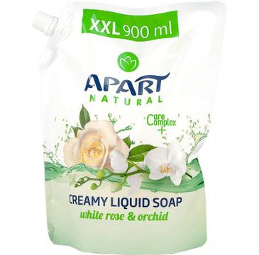 Apart Natural Mydło w płynie Biała Róża i Orchidea zapas (900 ml)