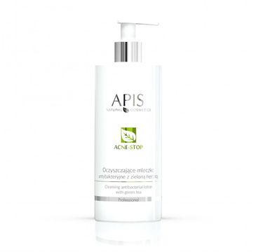 Apis Acne-Stop Cleansing Antibacterial Lotion oczyszczające mleczko antybakteryjne z zieloną herbatą (500 ml)