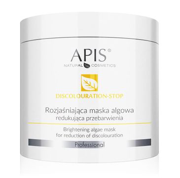 Apis Discolouration-Stop Brightening Algae Mask rozjaśniająca maska algowa redukująca przebarwienia (250 g)