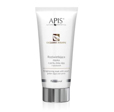 Apis Exclusive Terapis rozświetlająca maska z perłą złotą algą i kawiorem (200 ml)