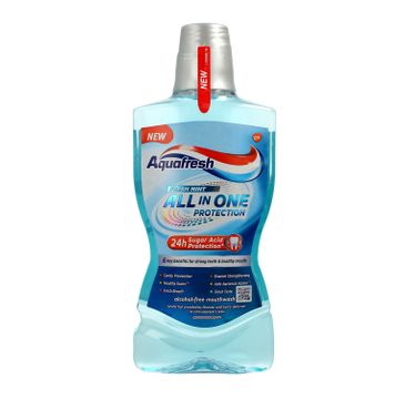 Aquafresh All In One Protection Płyn do płukania ust Fresh Mint 500ml