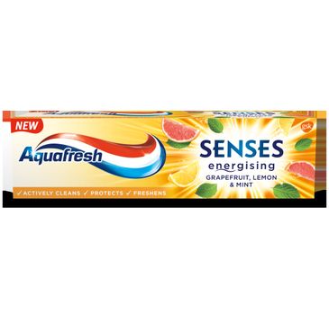 Aquafresh Pasta do zębów Senses Energising Grejfrut Cytryna & Mięta (75 ml)