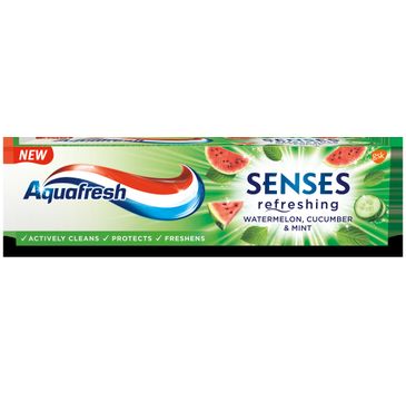 Aquafresh Pasta Senses refreshing Arbuz Ogórek & Mięta (75 ml)