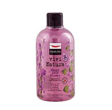 Aquolina Bagno Doccia Vivi Natura Bath & Shower Gel płyn do kąpieli i pod prysznic Happy Iris Flower 500ml