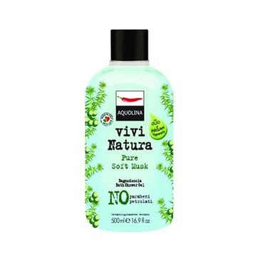 Aquolina Bagno Doccia Vivi Natura Bath & Shower Gel płyn do kąpieli i pod prysznic Pure Soft Musk 500ml