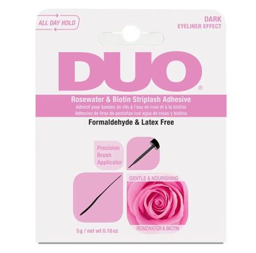 Ardell Duo Rosewater & Biotin Striplash Adhesive klej do rzęs Dark (5 g)