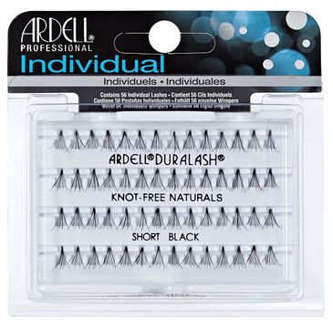 Ardell Individual Knot-Free zestaw 56 kępek rzęs Short Black
