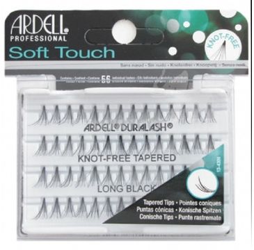 Ardell Soft Touch zestaw 56 kępek rzęs Long Black