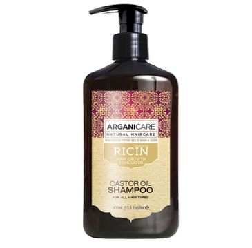 Arganicare Castor Oil szampon stymulujący porost włosów 400ml