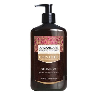 Arganicare Coconut szampon do bardzo suchych włosów z efektem puszenia 400ml