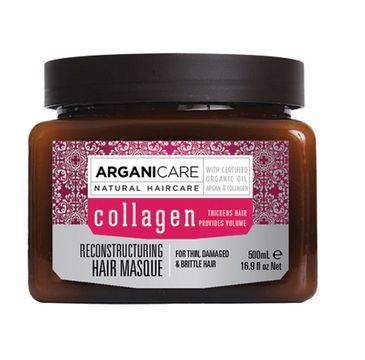 Arganicare Collagen naprawcza maska do cienkich i zniszczonych włosów 500ml