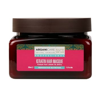 Arganicare Keratin maska do włosów z keratyną 350ml