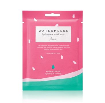 Ariul Watermelon Hydro Glow Sheet Mask nawilżająca maska w płachcie (23 ml)