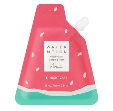 Ariul Watermelon Hydro Glow Sleeping Mask nawilżająca maska na noc w saszetce (25 ml)