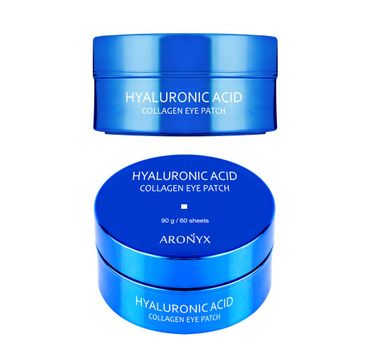 Aronyx Hyaluronic Acid Collagen Eye Patch nawilżające hydrożelowe płatki pod oczy z kwasem hialuronowym i kolagenem (60 szt.)