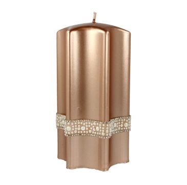 Artman – Boże Narodzenie Świeca ozdobna Crystal Opal Pearl rose gold - gwiazda duża (1 szt.)