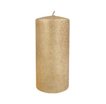 Artman – Świeca ozdobna Glamour rose gold- walec średni (1 szt.)
