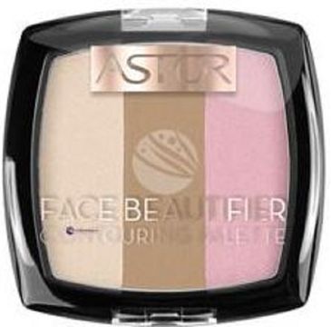 Astor Face Beautifier Contouring Palette paletka do konturowania twarzy 001 Light 9,2g