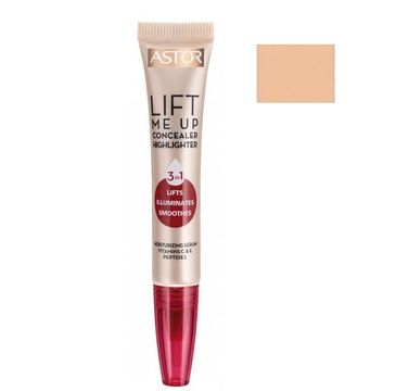 Astor Lift Me Up 3in1 Concealer Highlighter rozświetlający korektor pod oczy 001 Light 7ml