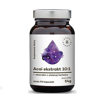 Aura Herbals Acai Ekstrakt 10:1 suplement diety 90 tabletek