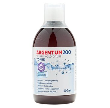 Aura Herbals Argentum 200 tonik do twarzy 200PPM Srebro Koloidalne 500ml