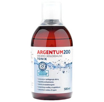 Aura Herbals Argentum 200 tonik do twarzy 25PPM Srebro Koloidalne 500ml