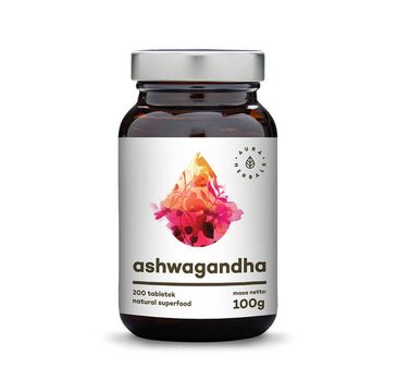 Aura Herbals Ashwagandha suplement diety 200 tabletek 100g