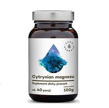 Aura Herbals Cytrynian Magnezu suplement diety 100g