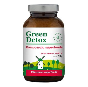 Aura Herbals Green Detox sproszkowany suplement diety 90g