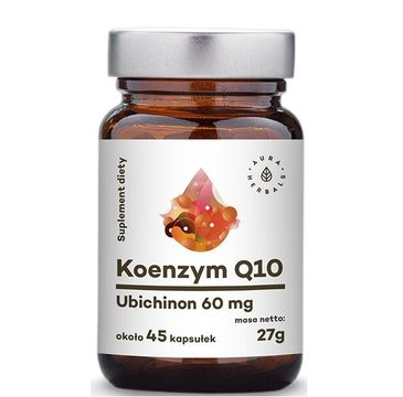 Aura Herbals Koenzym Q10 Ubichinon 60mg suplement diety 45 kapsułek