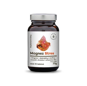 Aura Herbals Magnez Stres suplement diety 90 tabletek 77g