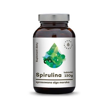 Aura Herbals Spirulina sprasowana alga morska suplement diety 150g