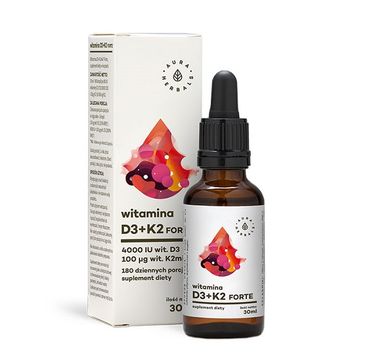 Aura Herbals Witamina D3 + K2 Forte suplement diety 30ml