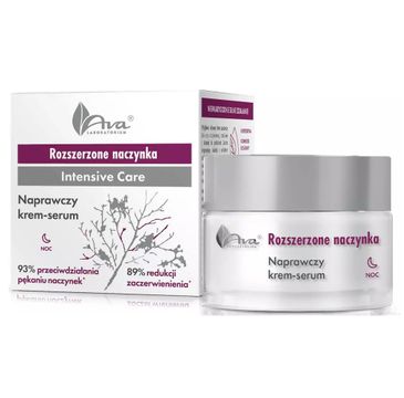 Ava Laboratorium Rozszerzone Naczynka naprawczy krem-serum na noc 50ml