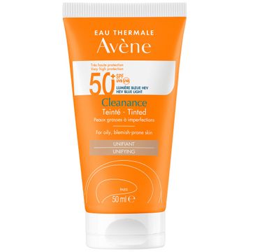 Avene Solaire Cleanance Tinted koloryzujący krem przeciwsłoneczny SPF50+ 50ml