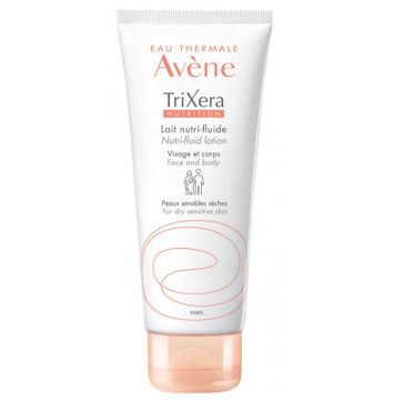 Avene TriXera Nutrition Nutri-Fluid Lotion intensywne odżywcze mleczko do twarzy i ciała dla skóry suchej i wrażliwej (100 ml)