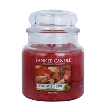 Yankee Candle – Świeca zapachowa średni słój Home Sweet Home (411 g)