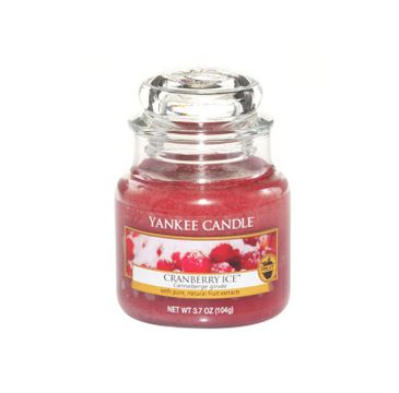 Yankee Candle Świeca zapachowa mały słój Cranberry Ice 104g